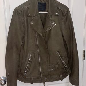 ALLSAINTS MILO LEATHER BIKER JACKET